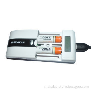LCD Universal Battery Charger for Li-ion Ni-MH and NiCd Batteries